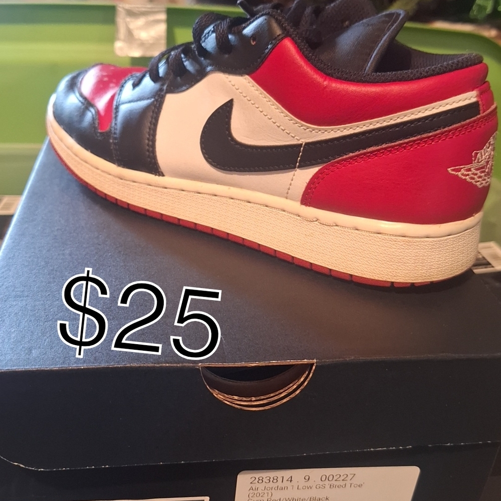 Jordan Kids Sneakers - Red, Black, White